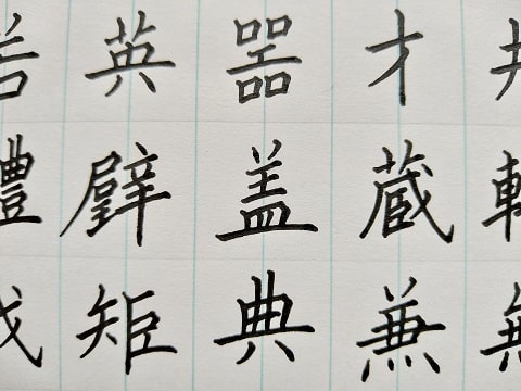 漢字の写真