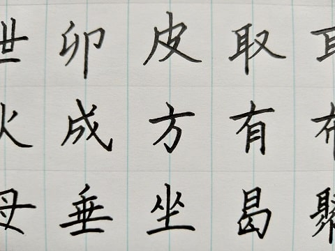 漢字の写真