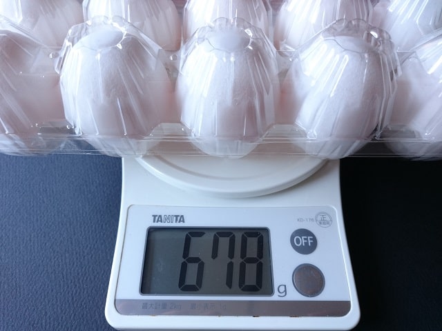 卵の重さL玉